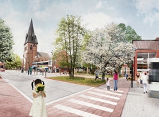 Toekomstbeeld kerkplein Elzestraat